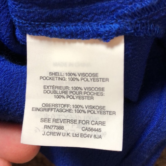 JCrew Blue Tunic Dress size M - Picture 7 of 7